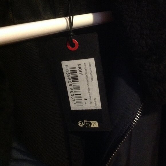 Ted Baker Men's Navy Zip Up Bomber Jacket - X-Large (EU5) - New With Tags - Picture 5 of 11